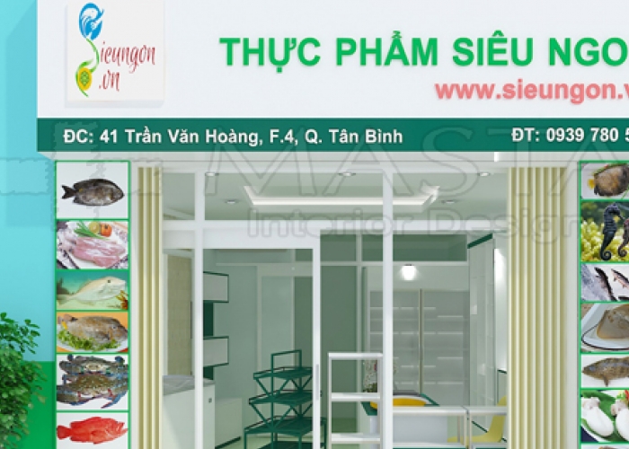 THIẾT KẾ CỬA HÀNG HẢI SẢN - ANH DUẨN - TÂN BÌNH